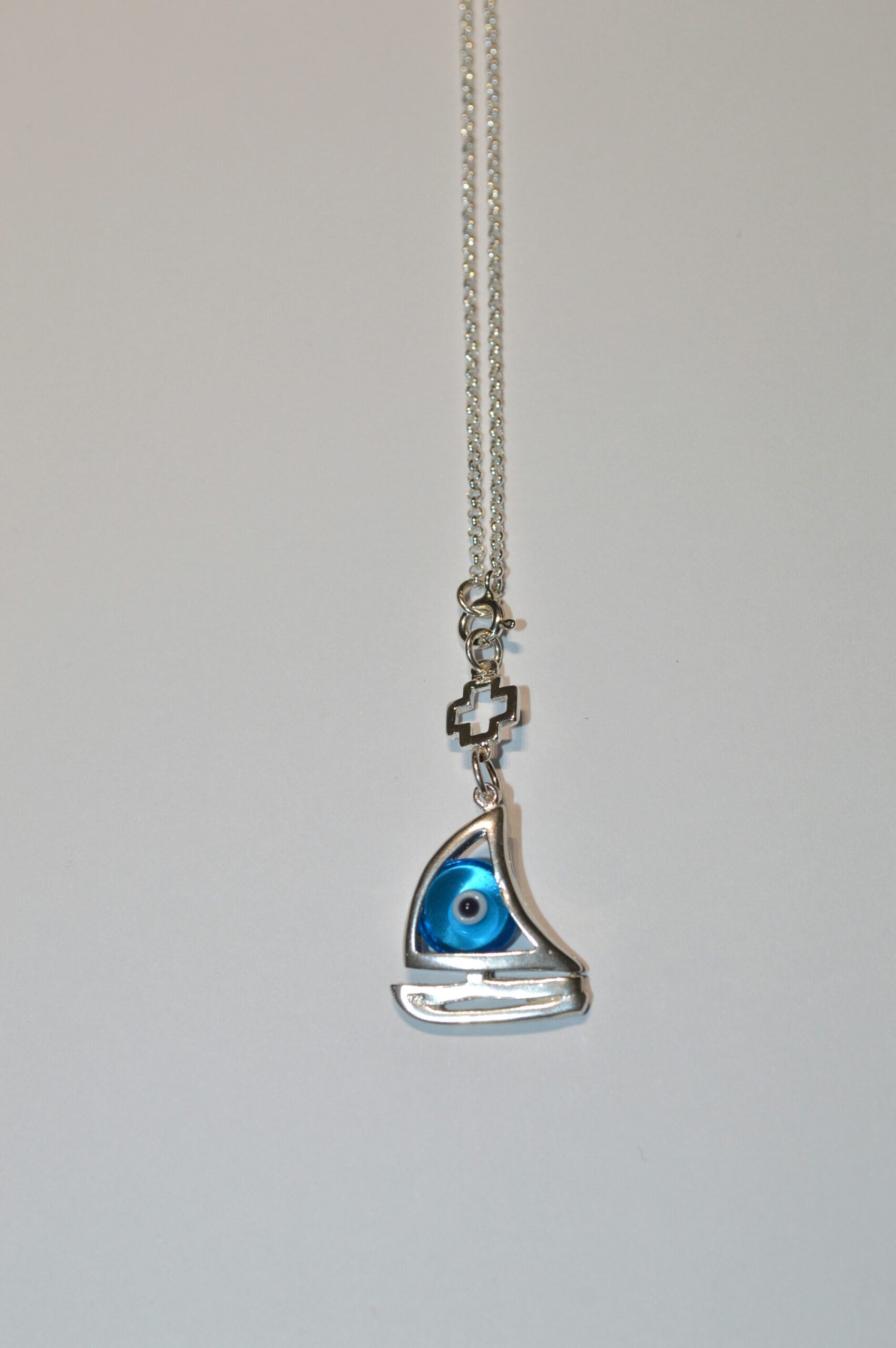 Little ship charm with sea-blue eye - Image 2
