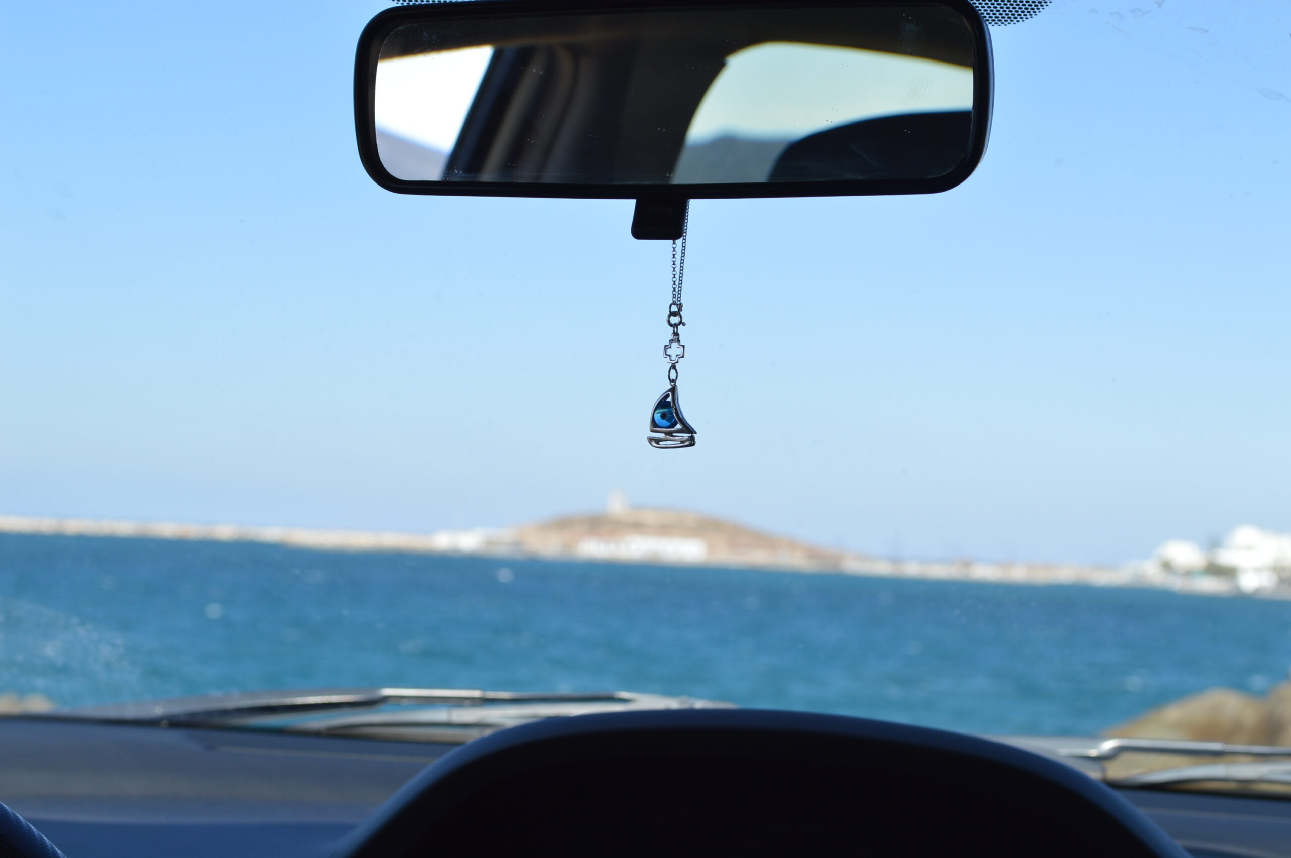Little ship charm with sea-blue eye - Image 6
