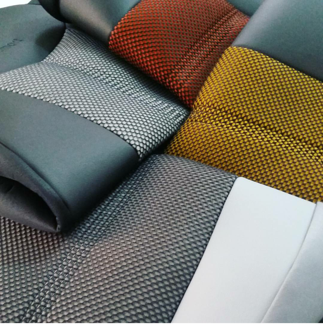 NET FABRIC | LEATHERETTE SIDES - Front Set (All the Combinations) - Image 11