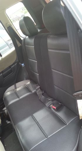 CARBON-LIKE & Synthetic Sides REAR Seat Covers - Image 3
