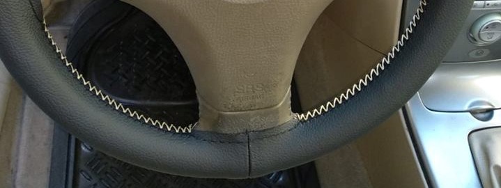 Artificial leather Steering Wheel Cover - Image 7
