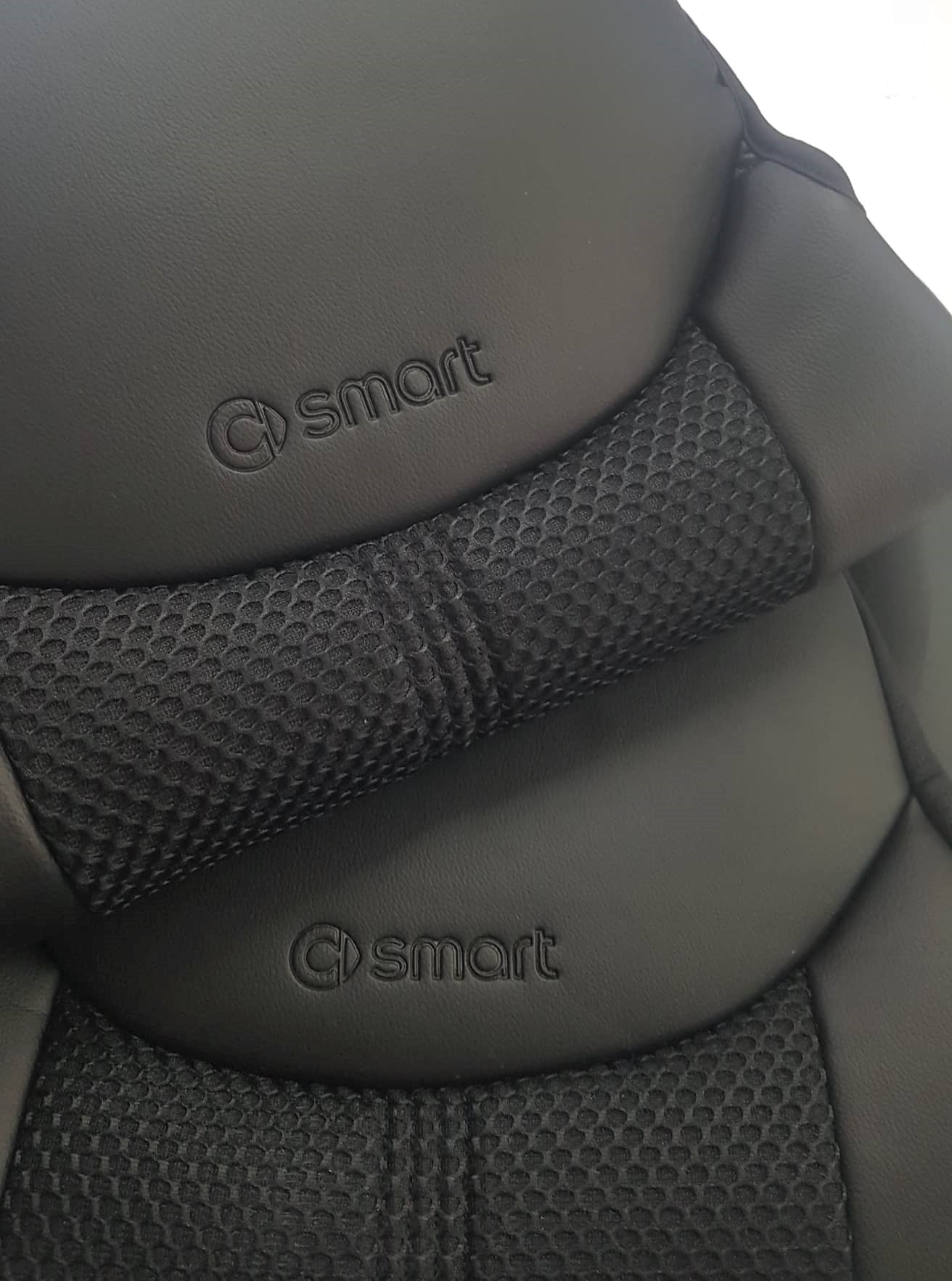 BLACK Net Fabric | BLACK Leatherette Sides - Front Set - Image 3